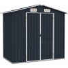 VidaXL záhradný domček 129 cm x 205 cm antracit