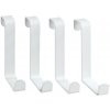 Wenko | WENKO 23545100 - Vešiak na dvere 7,6x6 cm biely | WE0659