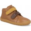 Barefoot detská členková obuv Froddo - First step Brown hnede