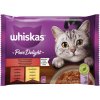 Whiskas Pure Delight s hovädzím a kuracím mäsom 4 x 85 g