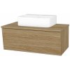 Dreja Umývadlová skrinka INVENCE SZZ 80 (umývadlo Joy 3) - A01 Dub (masív) / A01 Dub (masív)