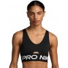 Dámska športová podprsenka s výstužou Nike W NP INDY PLUNGE BRA BOLD W čierna HF7324-010 - M