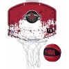 Mini basketbalová doska Wilson NBA Team Houston Rockets Mini Hoop WTBA1302HOU