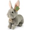 Rappa Plyšový králík šedý 23 cm SOFT COLLECTION, ECO-FRIENDLY