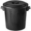 StefanPlast Odpadkový kôš Drum 120 l, čierny