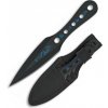 Albainox Nože vrhacie set 3 kusov s modrým motívom