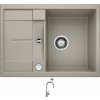 Blanco METRA 45 S Compact tartufo + excentrické ovládanie + Blanco MIDA-S chróm 521454