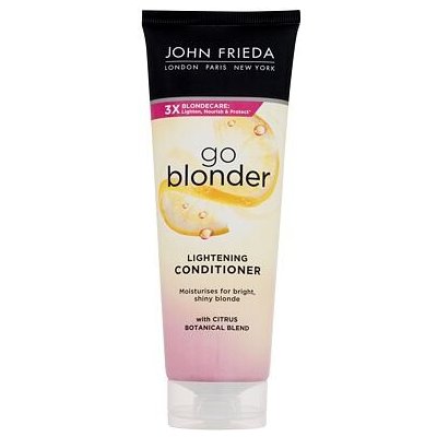 John Frieda Sheer Blonde Go Blonder 250 ml kondicionér pro zesvětlení blond vlasů pro ženy