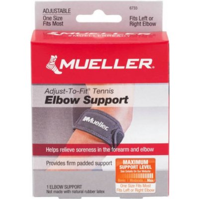 MUELLER Adjust-to-fit Tennis Elbow Support Pásik na tenisový lakeť 1 kus