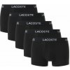 Lacoste Cotton Jersey Trunks 5P Čierny