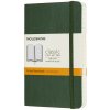 Moleskine Zápisník mäkké dosky A6 linajkový tmavo zelený