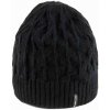 Zimná pletená čiapka Finmark, WINTER HAT čierna, UNI