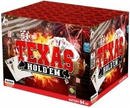 Kompaktný ohňostroj Texas Holdem 64 rán multikalibr