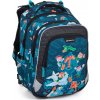 Školský batoh Bagmaster LUMI 24 E - cube world blue 23 l 230264