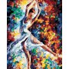 zuty Maľovanie podľa čísel - Tanečnica vo farbách, 80x100 cm, vypnuté plátno na rám (8596530026310)