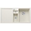 Blanco Collectis 6 - Silgranitový drez, 100x51 cm, s ovládaním odtoku a príslušenstvom, InFino, jemná biela 527058