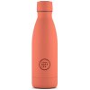 Termo fľaša z nerezovej ocele COOL BOTTLES Pastel Coral trojvrstvová 350 ml