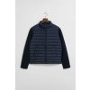 Gant Mixed Media Jacket Evening Blue
