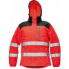 ČERVA Knoxfield Hi-Vis zimná bunda, červená, Varianta červená, Veľkosť 3XL