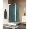 SANSWISS MODUL 1200 D20T1 80 + D20F1 80 VARIANTA 4 štvorcový sprchový box kompletný, profil chróm, sklo číre - 3 – do niky