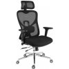 Kancelárska ergonomická stolička Neoseat JAMES — čierna, nosnosť 150 kg