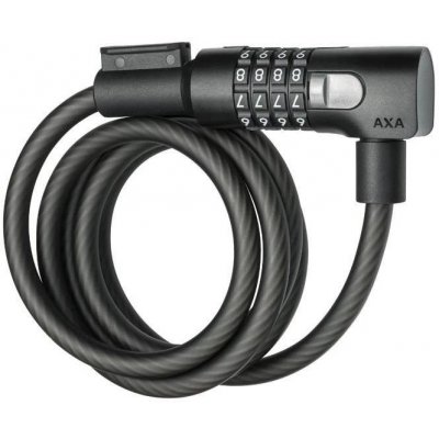Zámok na bicykel AXA Cable Resolute C10 - 150 Code Mat black (8713249275598)