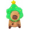 Plyšák Capybara - Capybara with Christmas Tree 32 cm