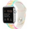 AppleKing silikónový remienok s batikovaným vzorom pre Apple Watch 42mm / 41mm / 40mm / 38mm - pastelový dúhový - možnosť vrátiť tovar ZADARMO do 30tich dní