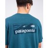 Patagonia M's Boardshort Logo Pocket Responsibili-Tee Wetland Blue S