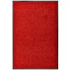 vidaXL Rohožka, prateľná, červená 60x90 cm