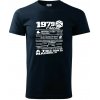 1979 v kocke - Klasické pánske tričko vyššej gramáže - L ( Tmavomodrá (takmer čierna) )