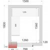 Panely ke stavebnicovým boxům 120 mm | TEFCOLD CR 150x180x220