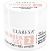 Claresa Uv Led Rubber gél na nechty ružová 02 45 g