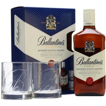 Ballantine’s 40% 0,7 l (darčekové balenie 2 poháre)