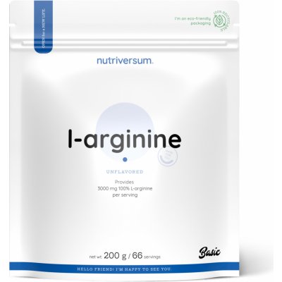 Nutriversum L-arginine 200 g