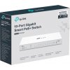 TP-LINK Festa FS310GP V1 - Prepínač - Inteligentný - 8 x 10/100/1000 (PoE+)