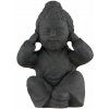 Buddha sediaci sivý figúrka