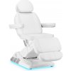 Elektrické kozmetické kreslo SILLON Luxury 3 motory biele nožný ovládač