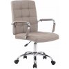 Kancelárske kreslo Deli PRO látka, šedohnedá