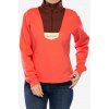 Mikina na zips Columbia Lodge Quarter Zip - juicy/spice/sunkissed