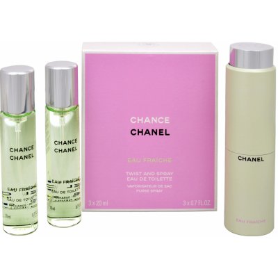 Chanel Chance Eau Fraiche Twist and spray toaletná voda dámska 3 x 20 ml