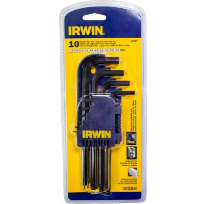 IRWIN súprava imbusových kľúčov 10 kusov (1,5-10 mm) gombíková koncovka
