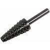 LUX-TOOLS Valcová rašpľa na drevo kužeľová, pr. 6-15 x 35 mm