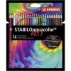Pastelky akvarelové STABILO aquacolor ARTY, 24 ks rôznych farieb