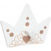 Atmosphera for Kids Detský drevený vešiak princezná | 3 vzory Vzor: Korunka