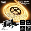 LEDprodukt 5m SMD2835 60LED/m 12W/m IP20 teplá b. - KOMPLETNÁ SADA