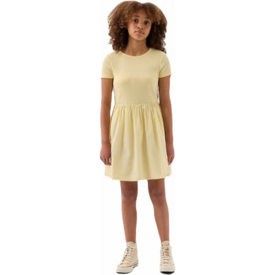 GAP SS Peplum dievčenské šaty modrá