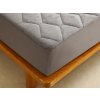 XPOSE® Prešívaný chránič matraca Exclusive- sivý 160x200 cm, Prešívaný