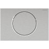 Geberit Sigma10 - Elektronické ovládanie splachovania, batériové napájanie, easy-to-clean, kefovaná nerezová 115.869.SN.6