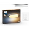 Philips HUE LED White Ambiance 41161/31/P6 Enrave XL stropné svietidlo 48W 6100lm 2200-6500K 55,1cm biele stmievateľné BlueTooth + HUE Switch